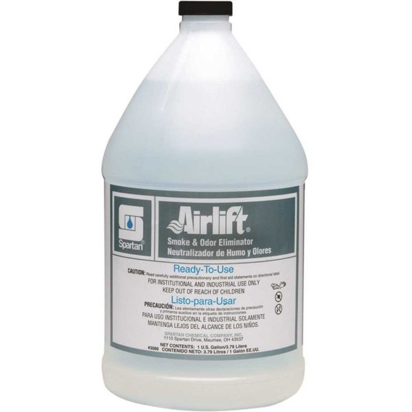 Spartan Chemical Airlift Smoke & Odor Eliminator 1 Gallon Floral Scent Air Neutralizer 308904